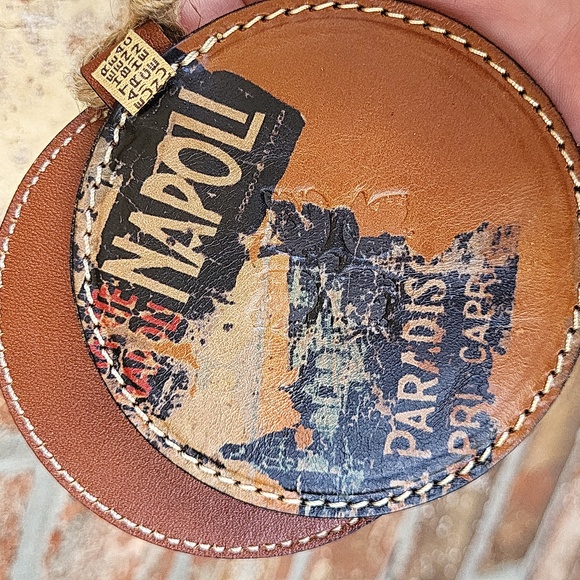 Patricia Nash Vintage Patch Turno Mirror - Picture 6 of 9